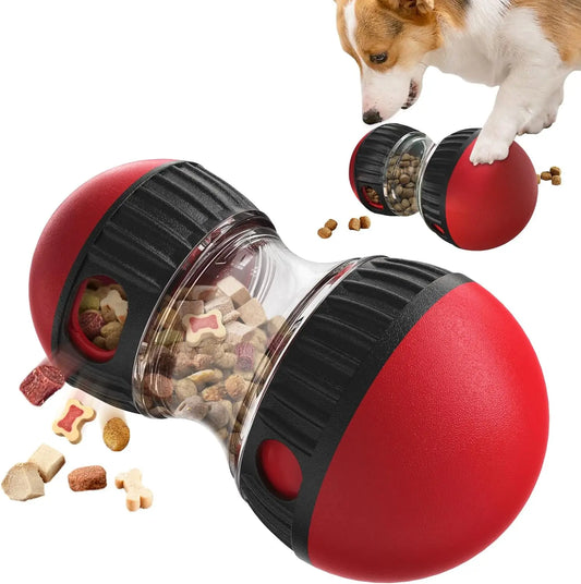 Dog Puzzle Toy Elliptical Track Rolling Increase Intelligence Ball